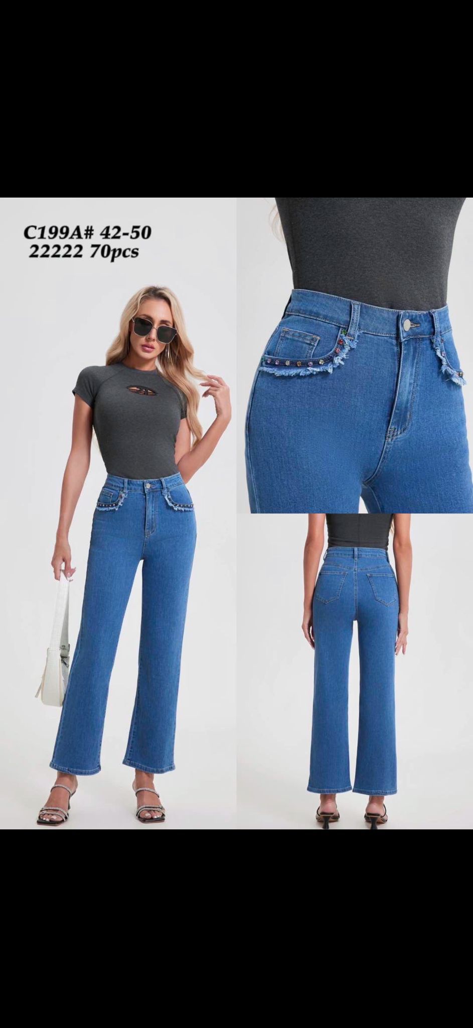 JEANS A PALAZZO ART C199A