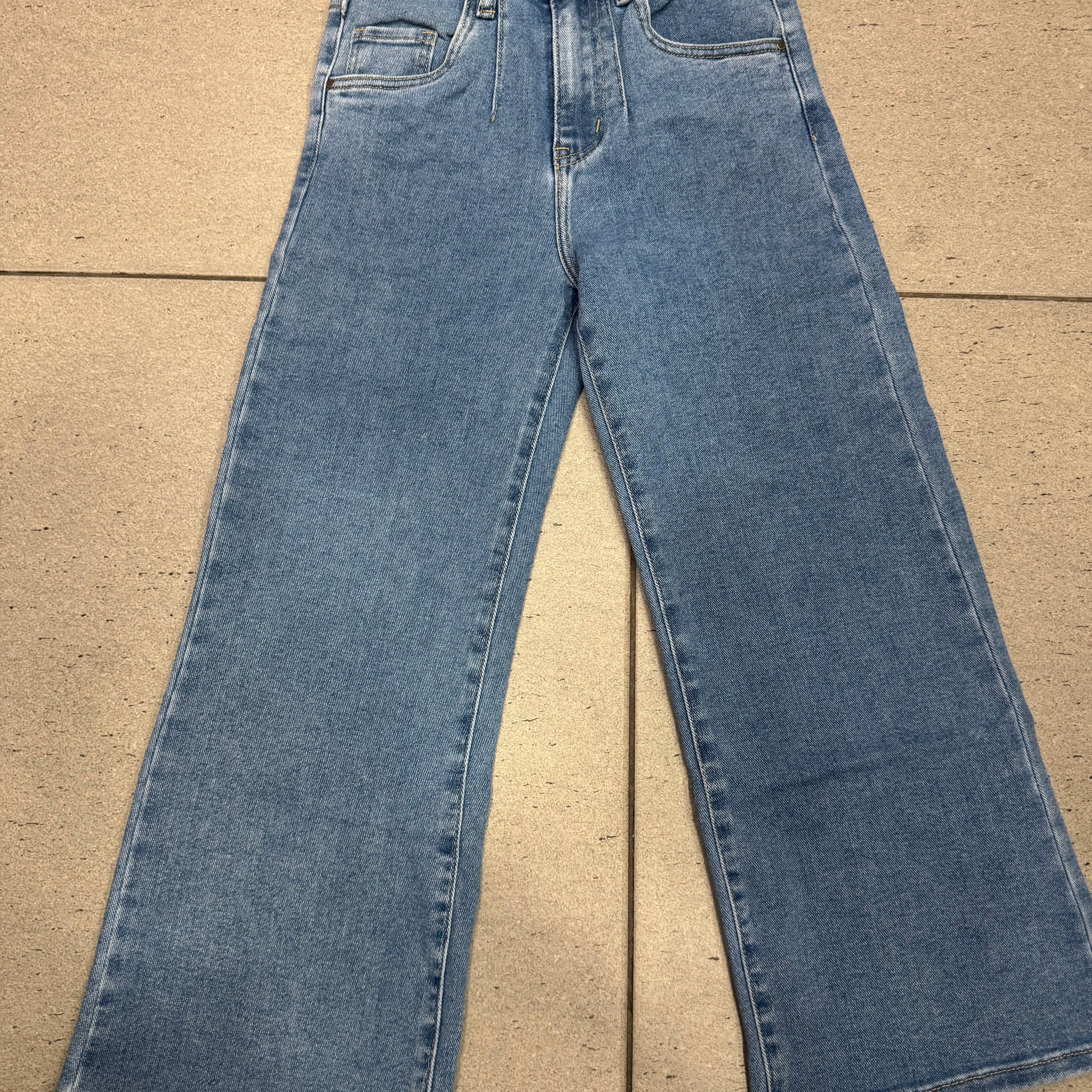 JEANS  A PALAZZO CORTO ART B038